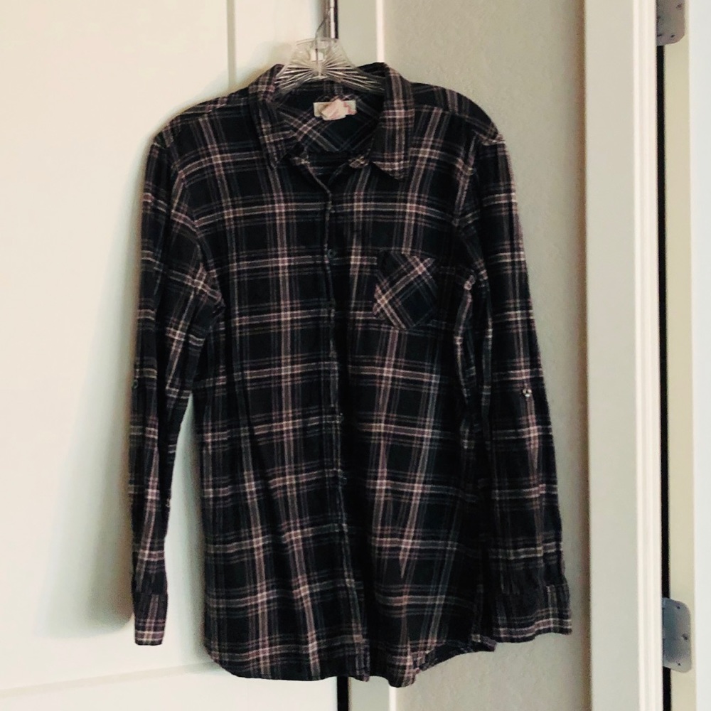 Black and white flannel